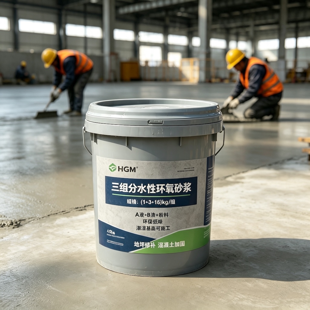 延长三组份水性环氧砂浆